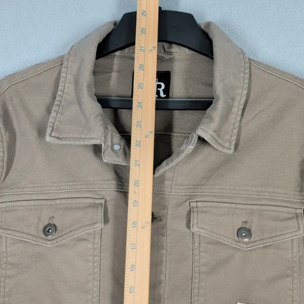 Darius Rucker Jacket Mens‎ XL Tan Las Vegas Raiders DR_35JK238 NFL Trucker Coat
